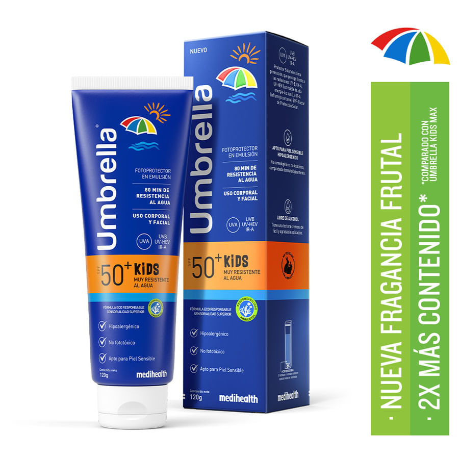 Protector solar umbrella kids emulsión fps 50 120 g