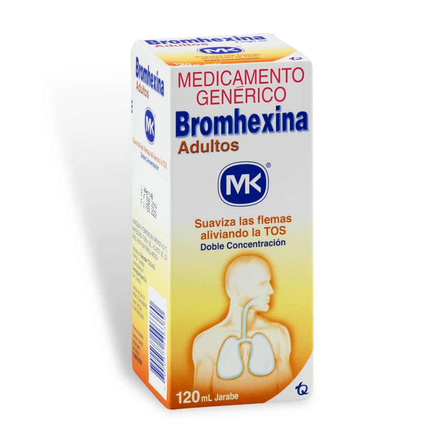 Bromhexina 8 mg/5 ml jarabe 120 ml