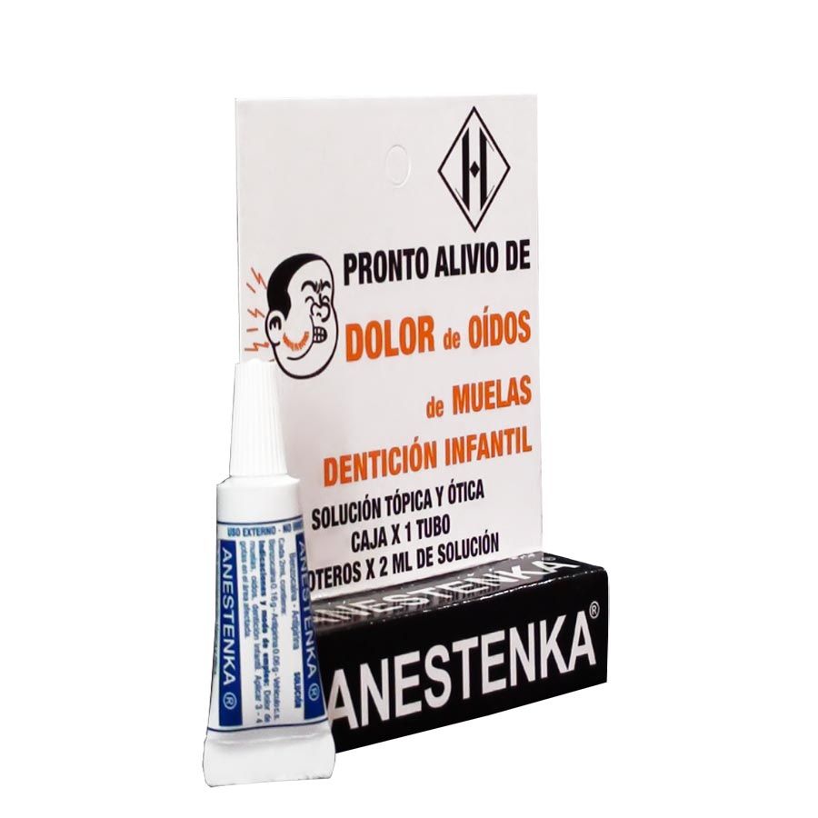 Analgésico para niños anestenka 0,16 g x 0,06 g en gotas 2 ml
