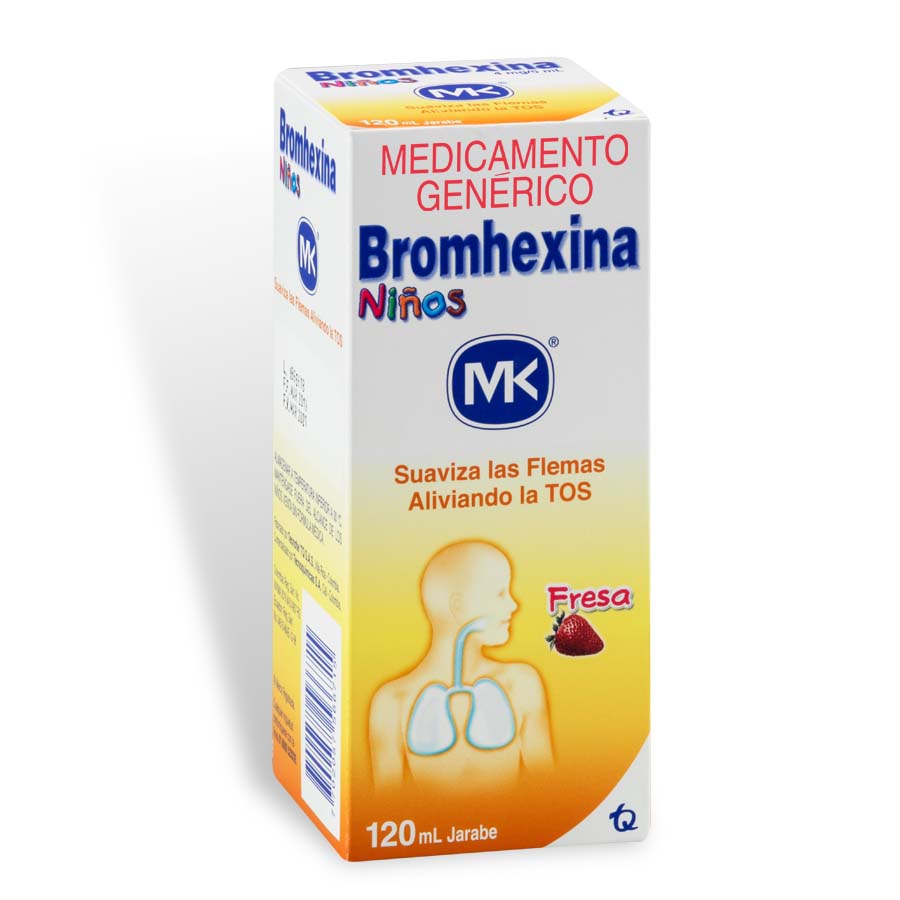 Bromhexina 4 mg/5 ml jarabe 120 ml