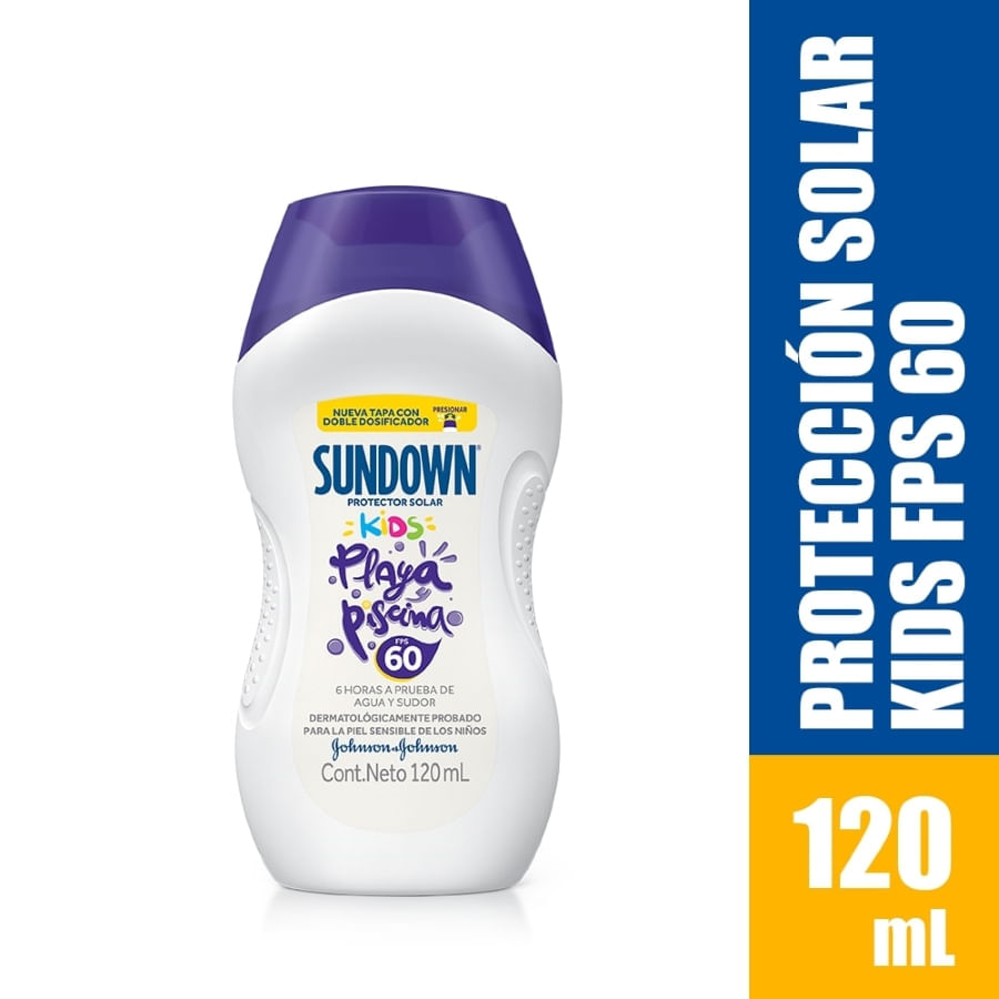 Bloqueador sundown kids fps 60 120 ml