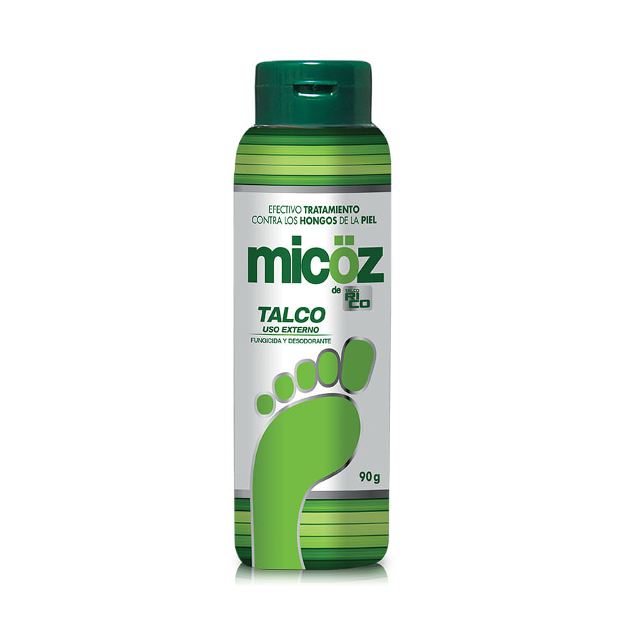 Talco para pies micoz en polvo 90 g