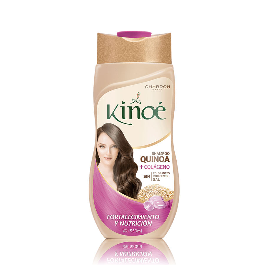 Shampoo kinoe colágeno fortalecedor 550 ml