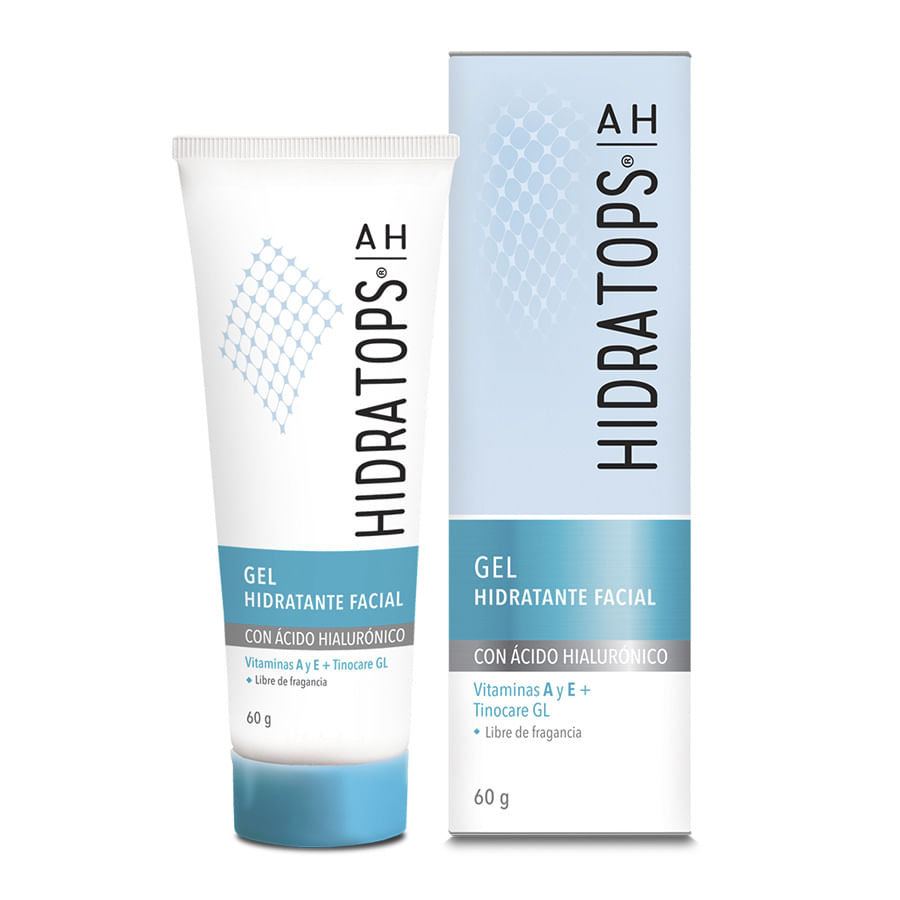 Gel hidratante facial hidratops con ácido hialurónico 60 g