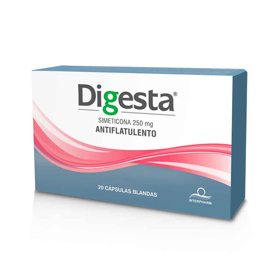 Antiácido digesta 250 mg cápsulas blandas x 20