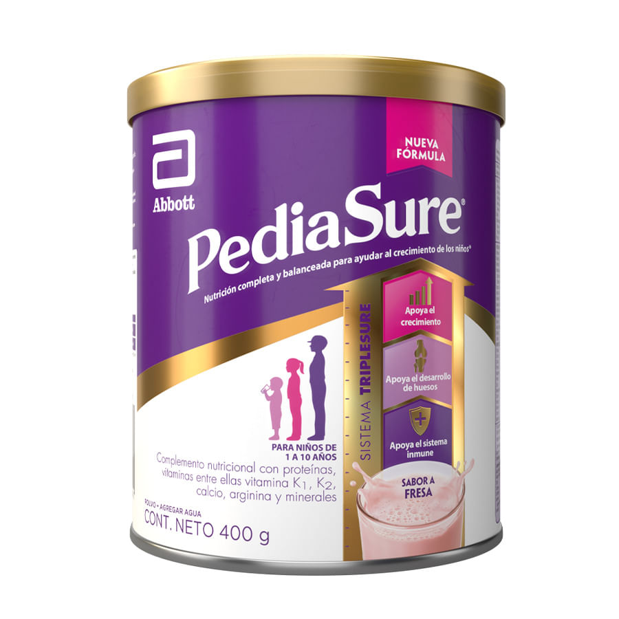 Pediasure Triplesure en Polvo Sabor Fresa x400gr