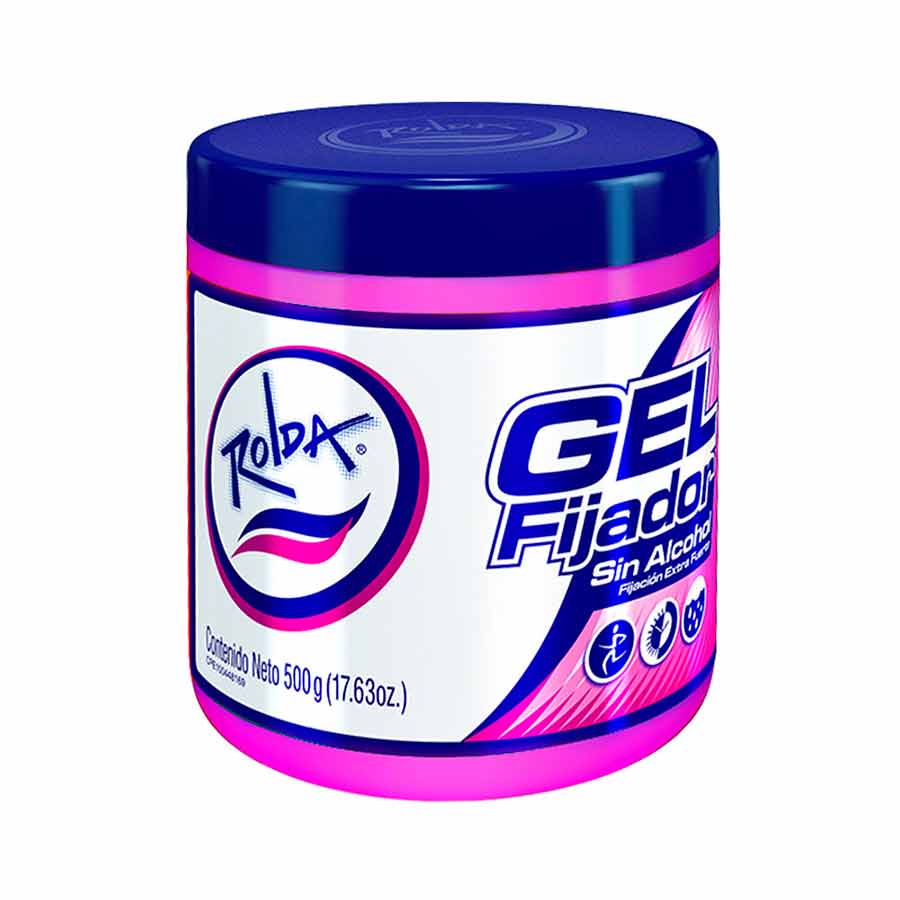 Gel para el cabello rolda morado 500 g