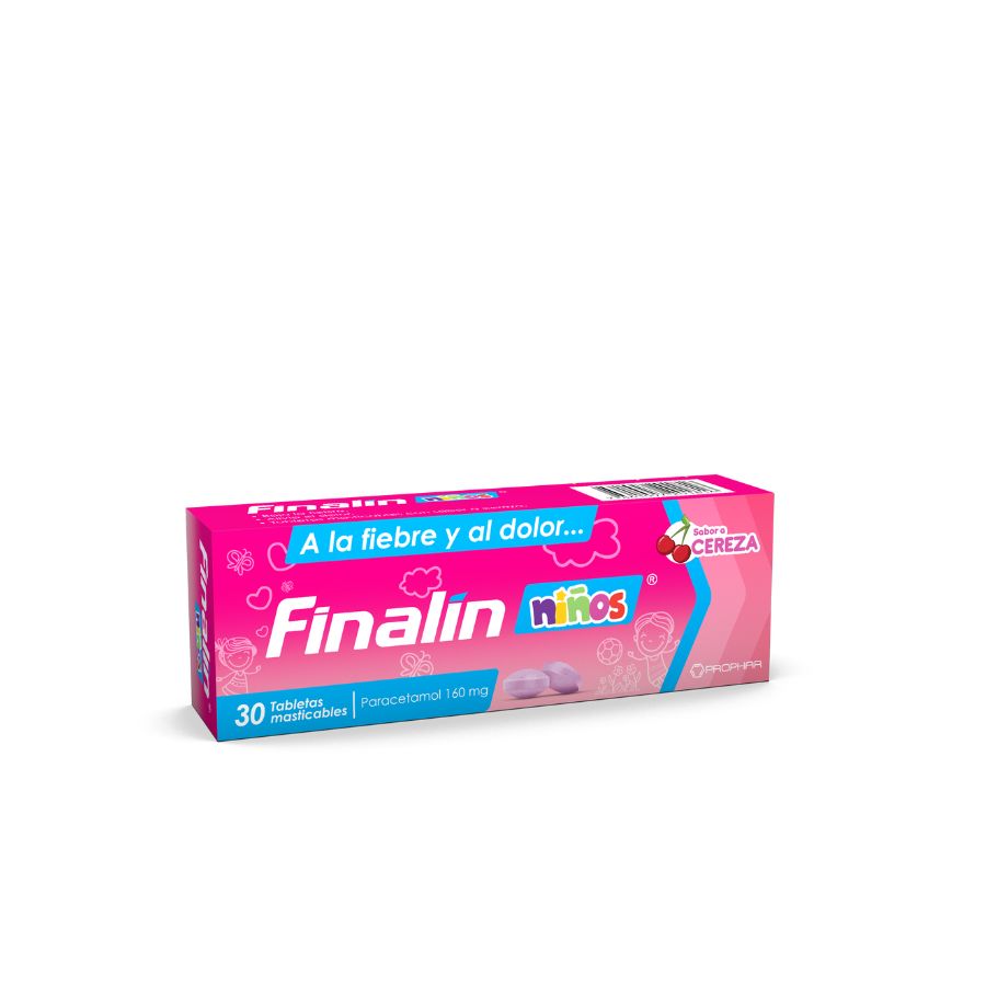 Analgésico finalin tableta masticable x 30
