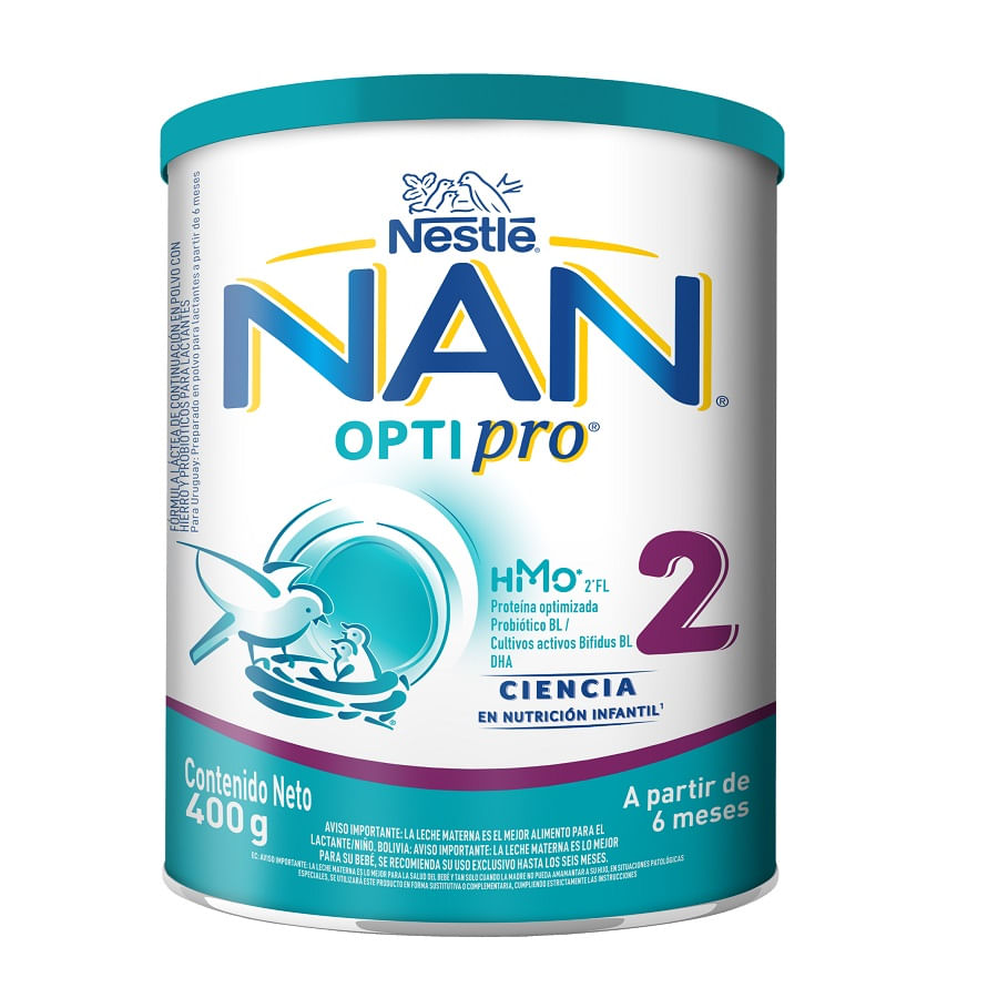 Fórmula infantil nan probióticos 2 400 g