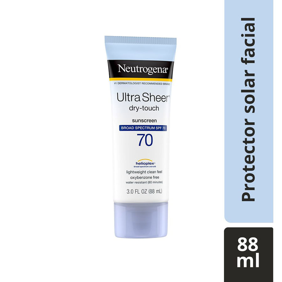 Bloqueador neutrogena ultra sheer fps 70 88 ml