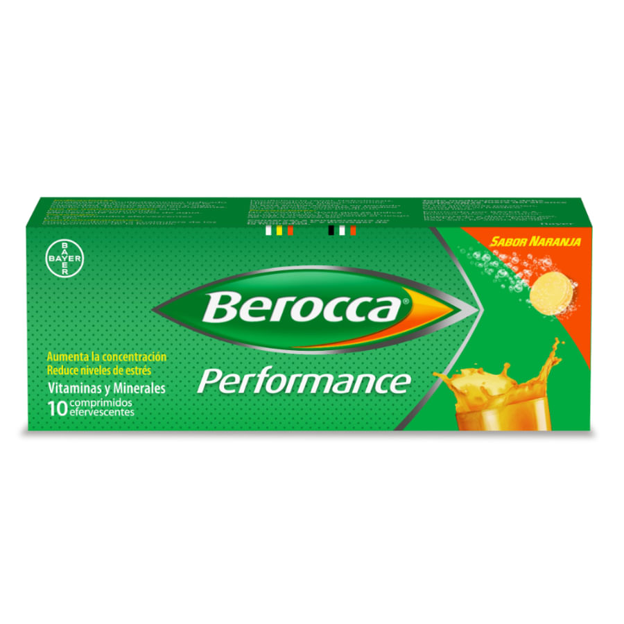 Berocca x 10 comprimidos efervescentes