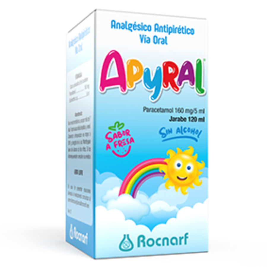 Antiinflamatorio no esteroideo apyral 160 mg x 5ml jarabe 120 ml