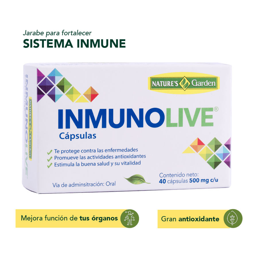 Multivitaminico inmunolive cápsulas x 40