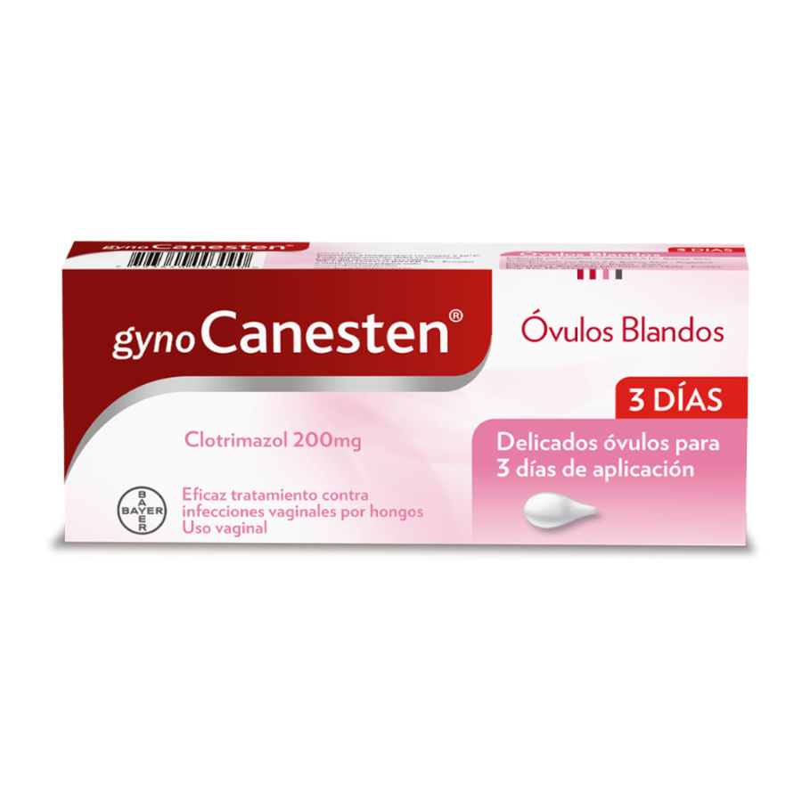 Gyno-canesten x 3 días óvulos blandos