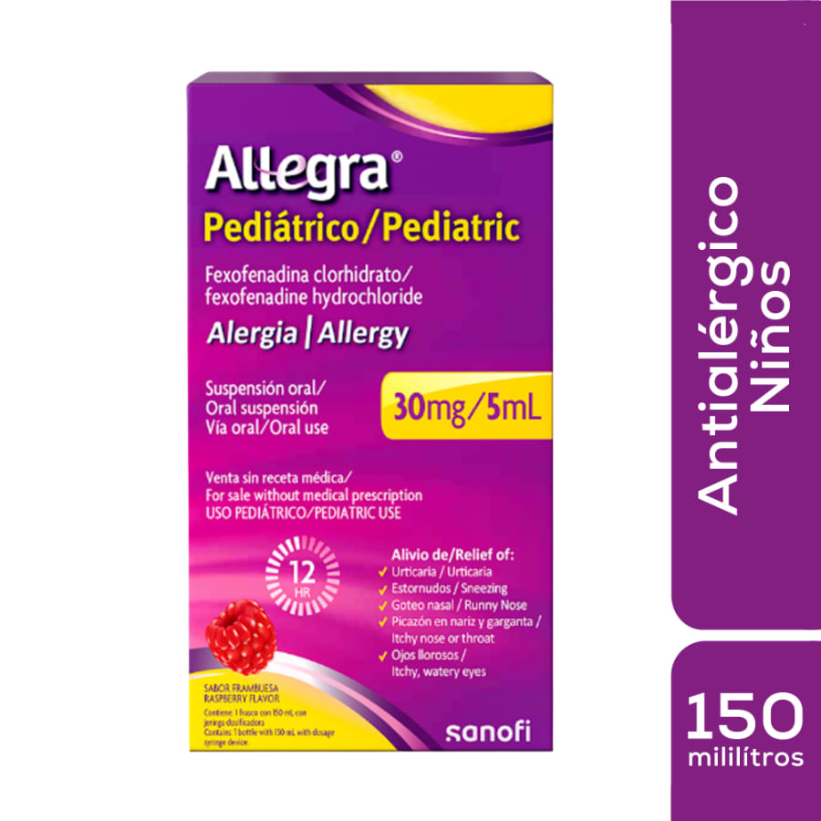 Allegra pediátrico suspensión oral 150 ml