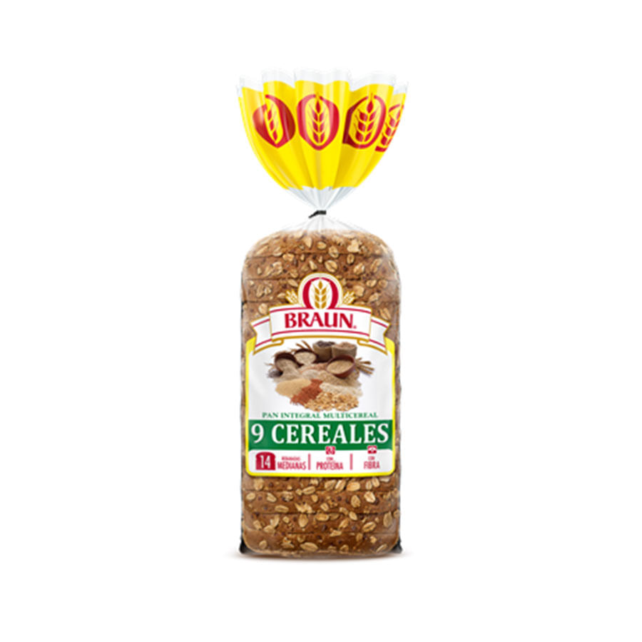 Pan braun 9 cereales 500 g