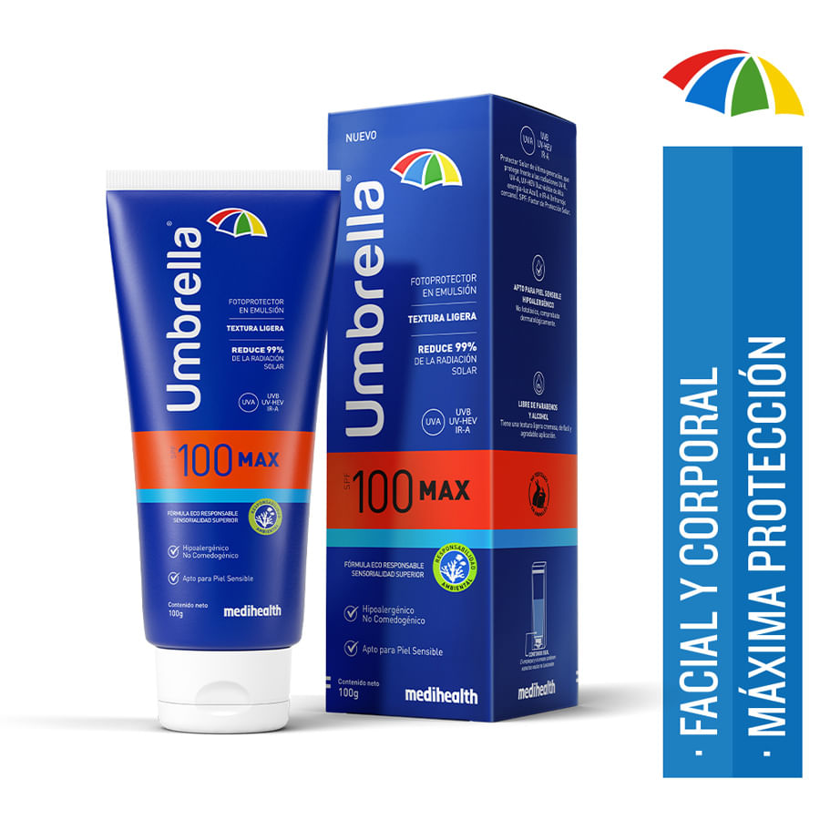 Protector solar umbrella max emulsión fps 100 100 g