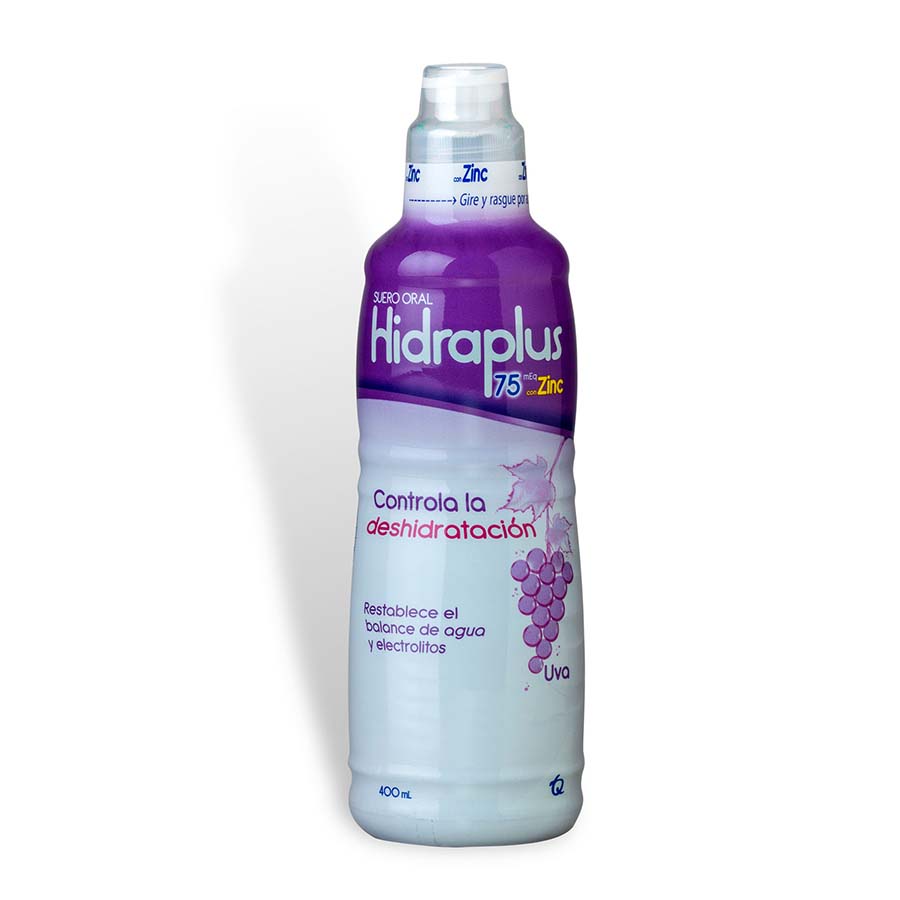 Hidratante hidraplus 75 meq con zinc uva 400 ml