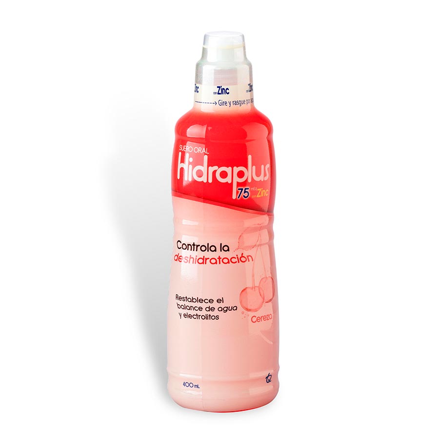 Hidratante hidraplus 75 meq con zinc cereza 400 ml