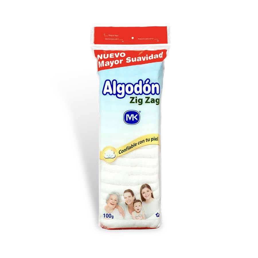 Algodón mk zigzag 100 g