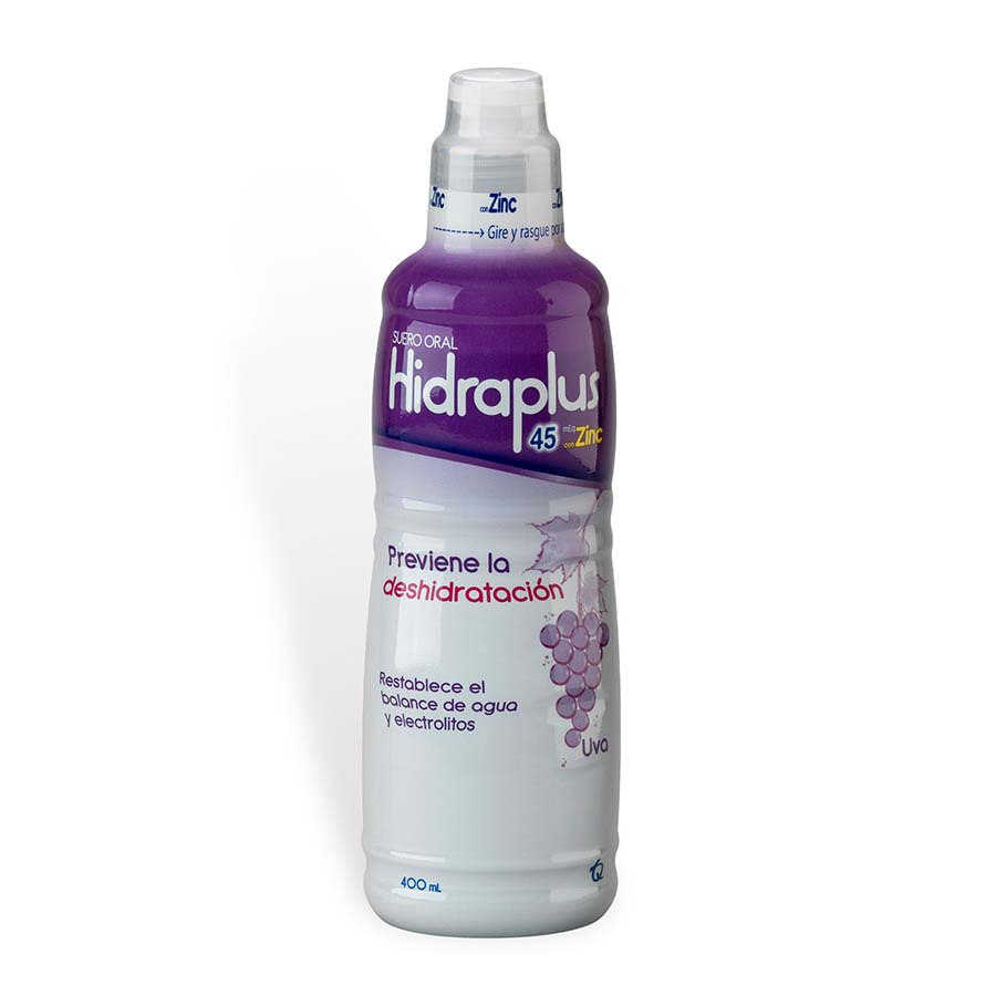 Hidratante hidraplus 45 meq con zinc uva 400 ml