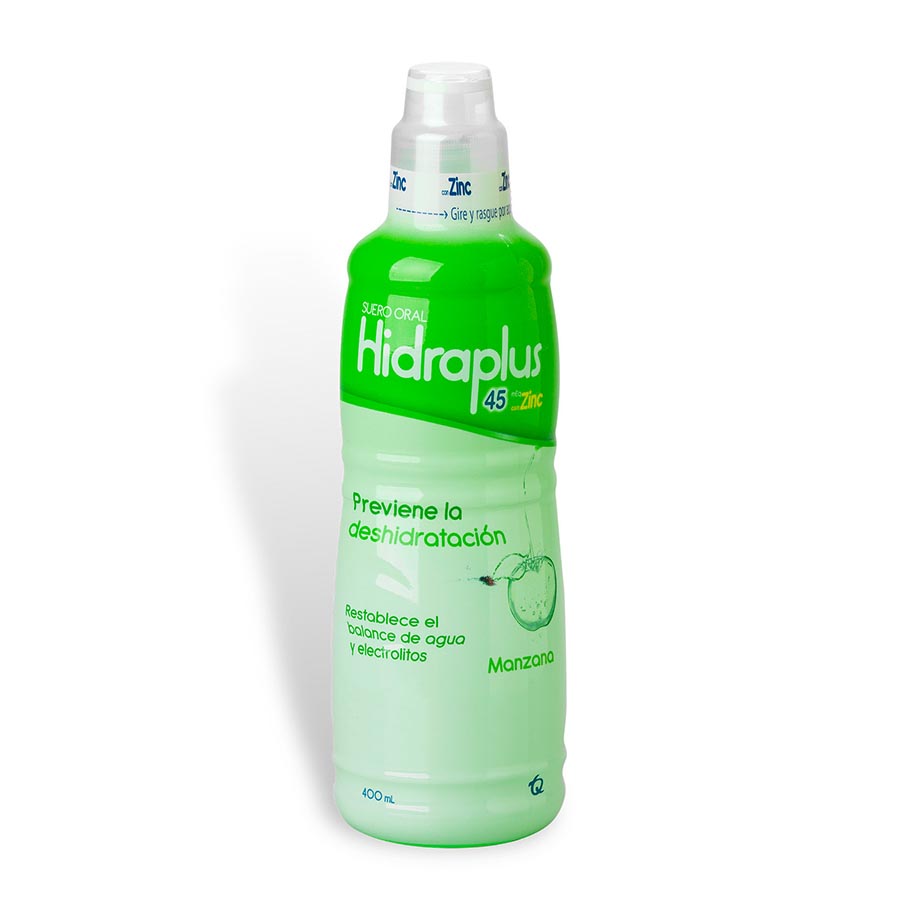 Hidratante hidraplus 45 meq con zinc manzana 400 ml