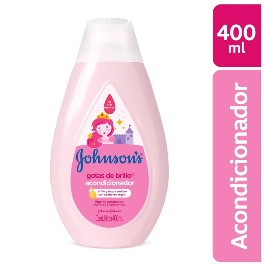 Acondicionador johnson's baby gotas de brillo 400 ml