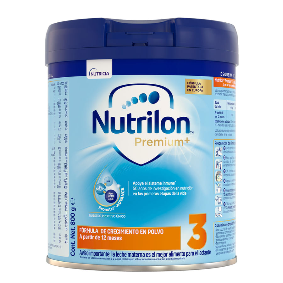 Fórmula infantil nutrilon premium 3 800 g