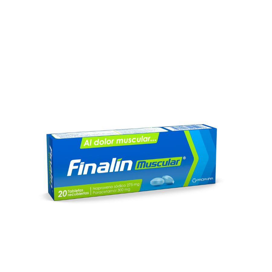 Finalin 275 mg x 300 mg tabletas recubiertas x 20