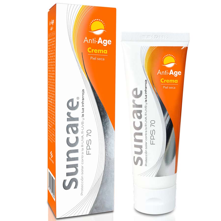 Bloqueador suncare anti-age en crema fps 70 60 g