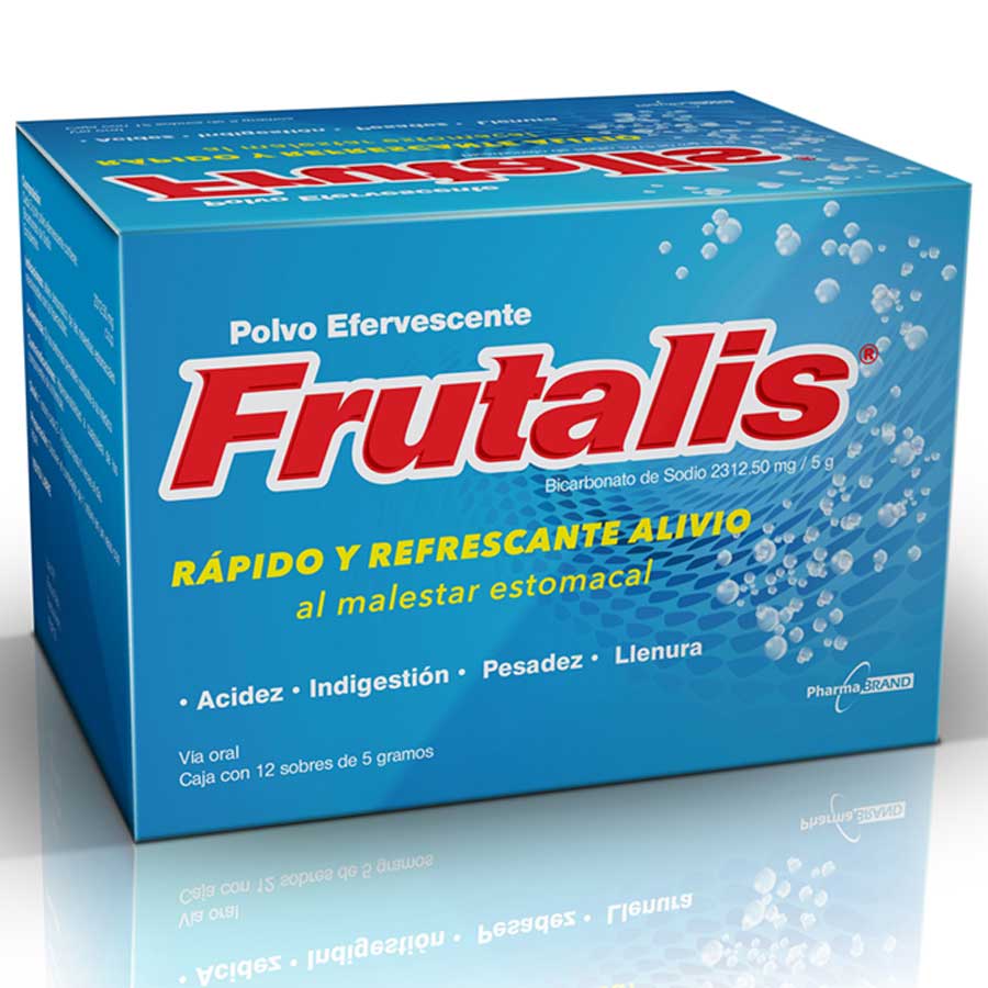 Antiácido frutalis 5 g en polvo x 12