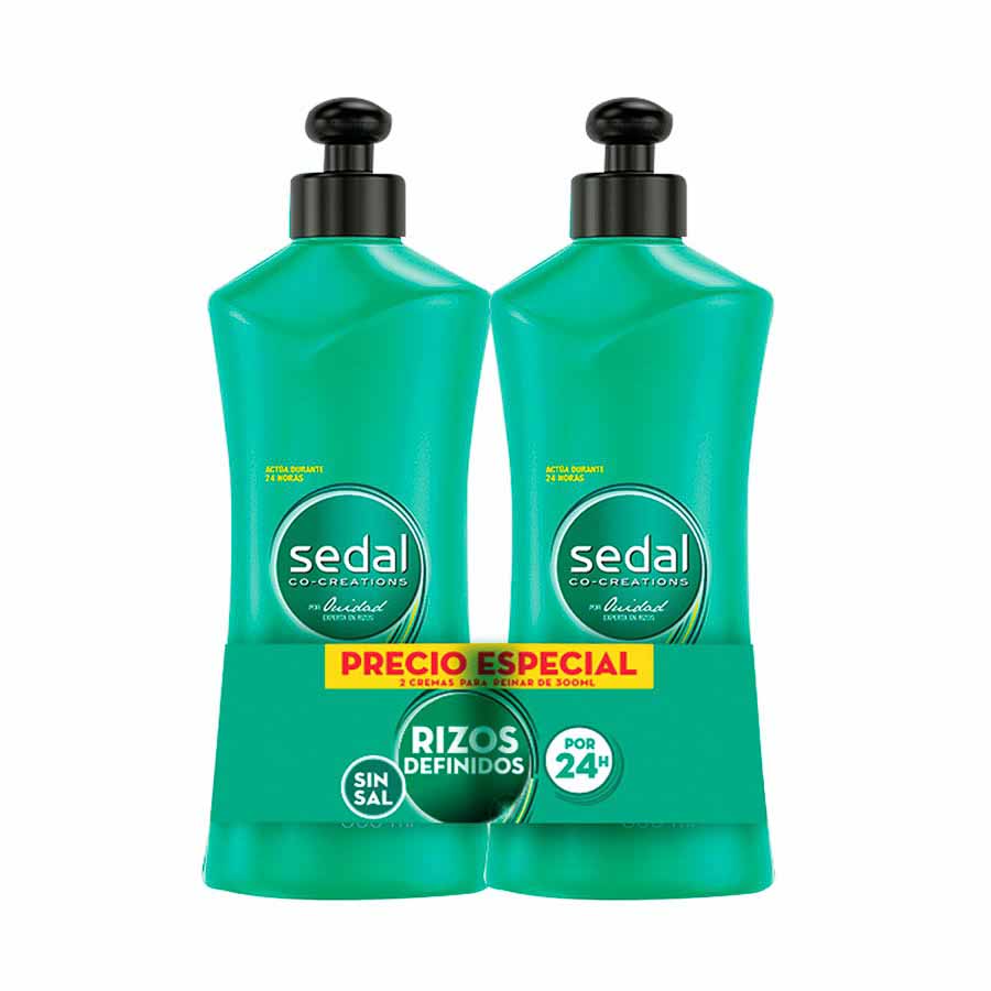 Crema para peinar sedal rizos obedientes 2 unidades
