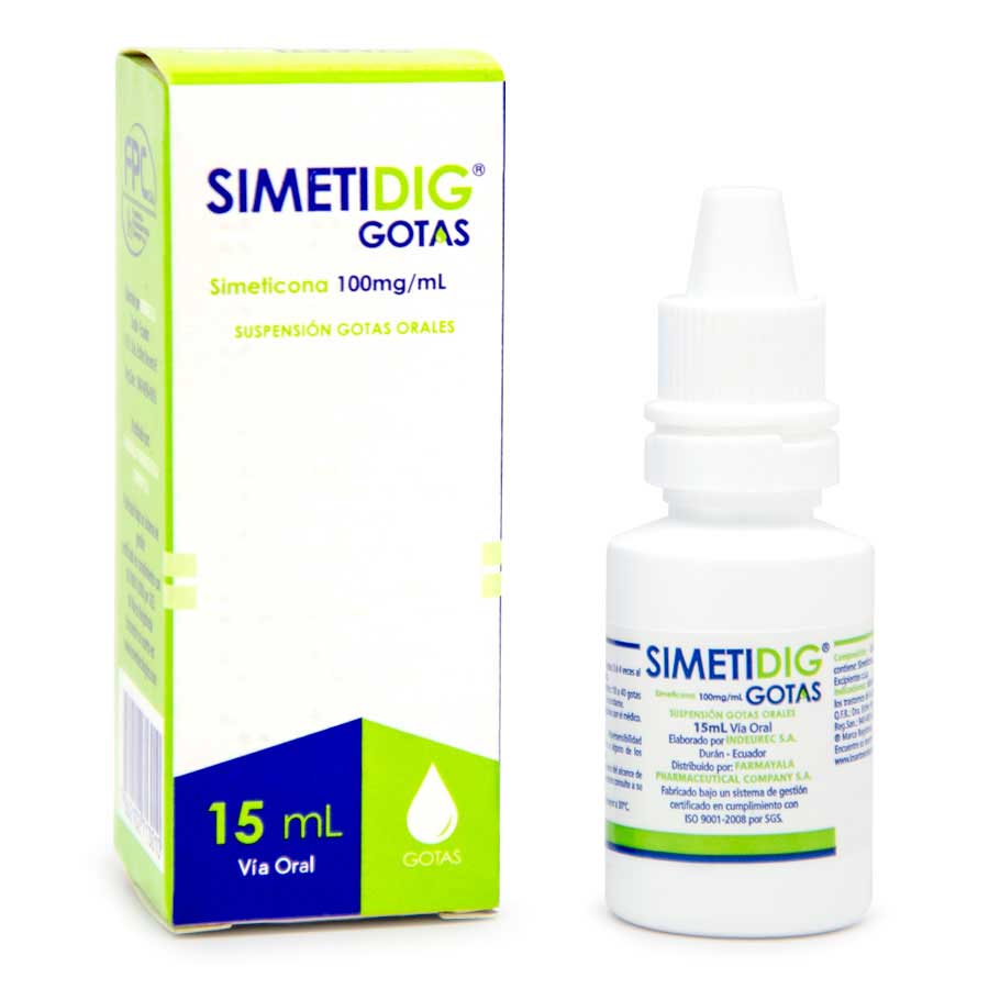 Antiácido simetidig 100 mg en gotas 15 ml