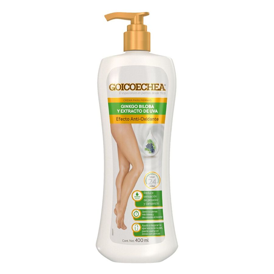 Goicoechea ginkgo biloba y uva en crema 400 ml