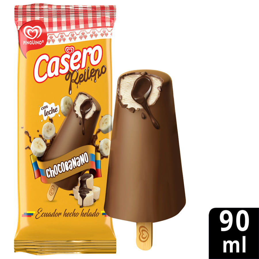 Pingüino relleno banano chocolate 90 ml