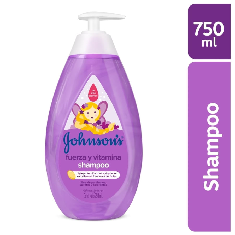 Shampoo johnson&amp;johnson baby fuerza y vitamina 750 ml