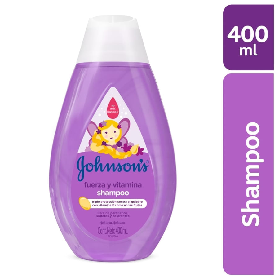 Shampoo johnson&amp;johnson baby fuerza y vitamina 400 ml