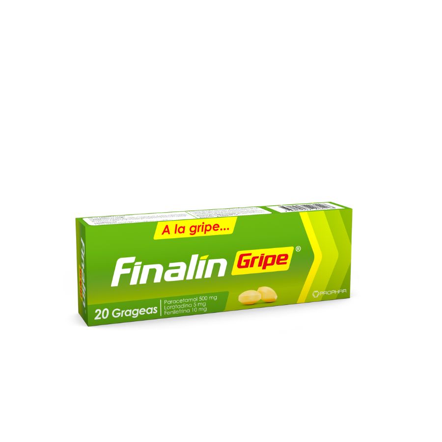 Finalin 500 mg x 10 mg x 5 mg grageas x 20