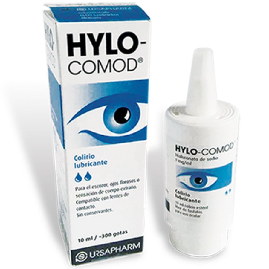 Lubricante oftálmico hylo comod en gotas 10 ml
