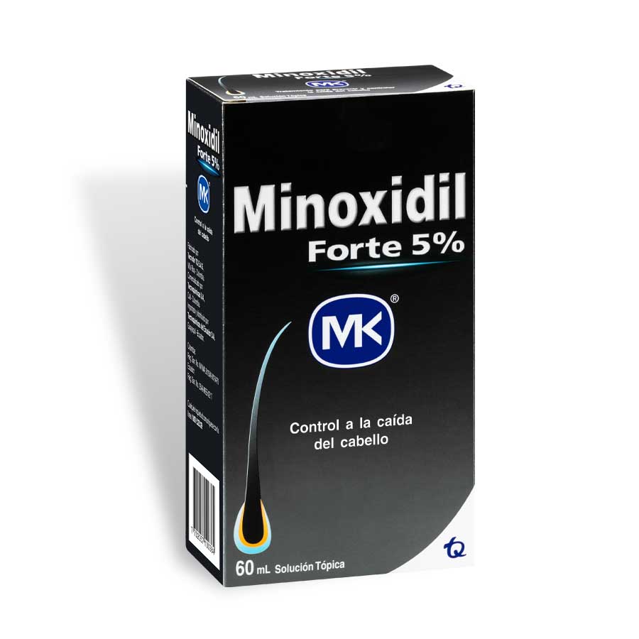 Minoxidil forte 5 g solución tópica 60 ml