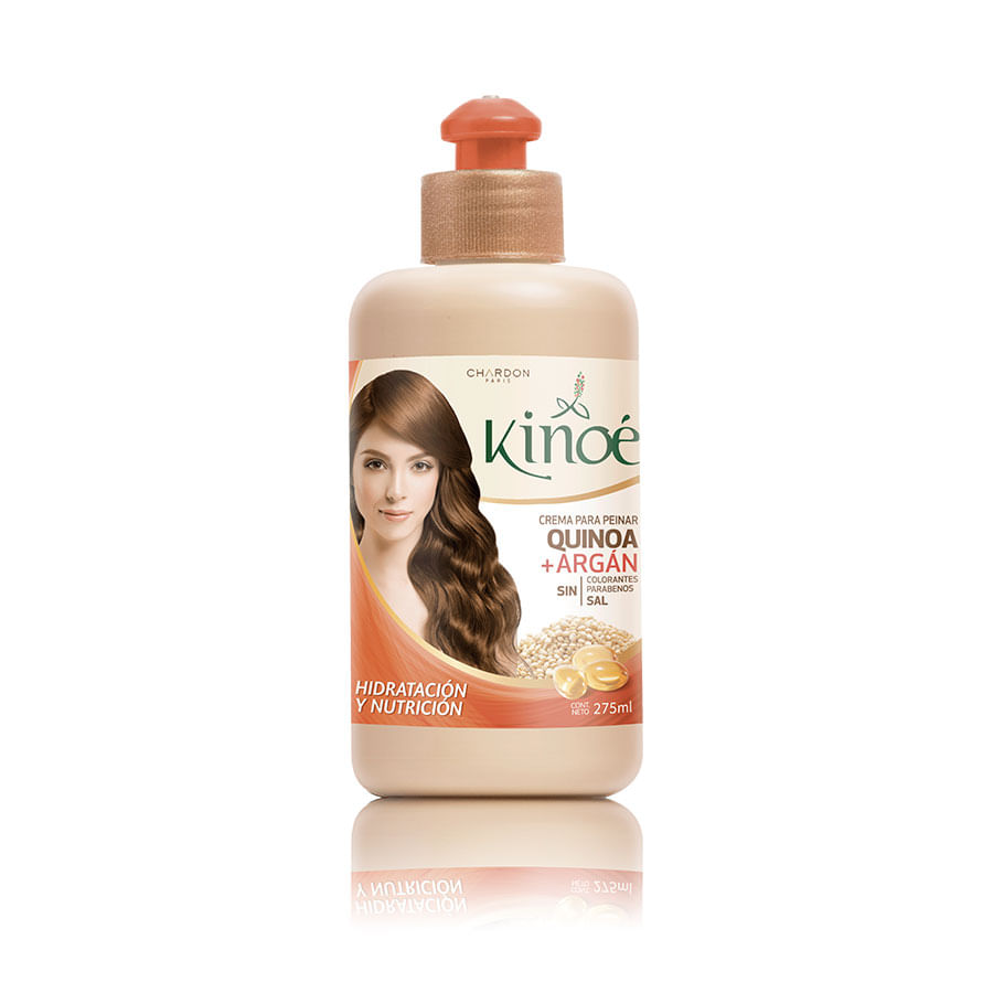 Crema para peinar kinoe argán hidratante 275 ml