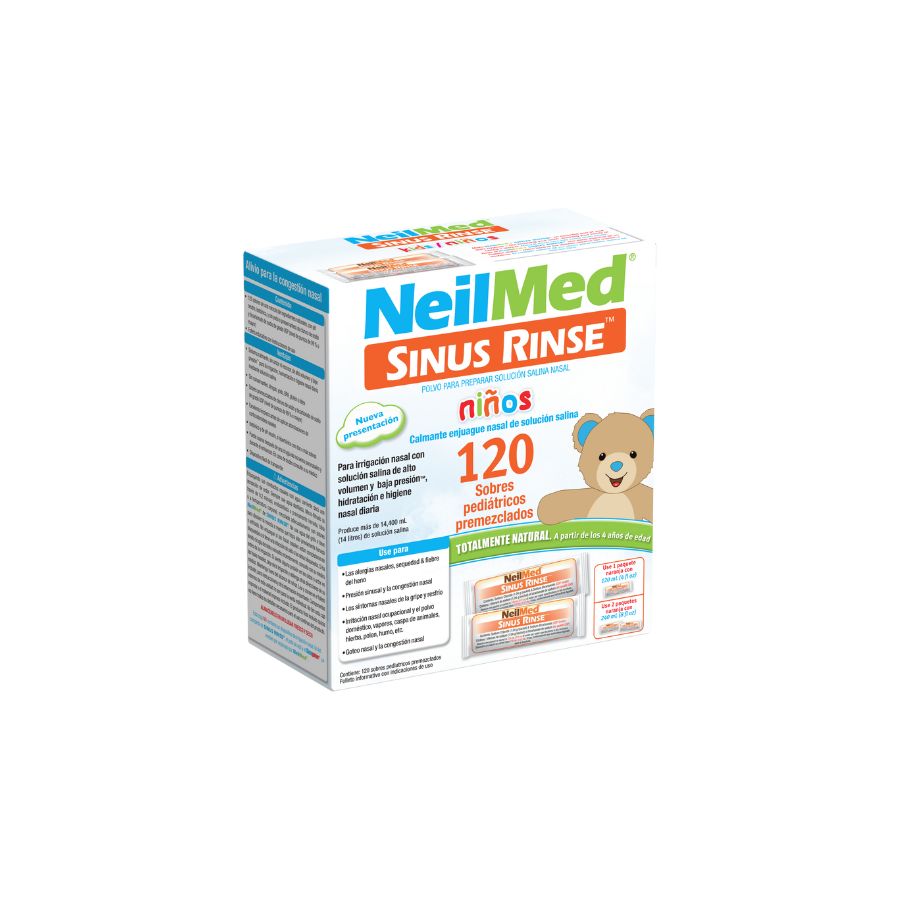 Neilmed Sinus Rinse para Niños Solución Salina x 120 Sobres