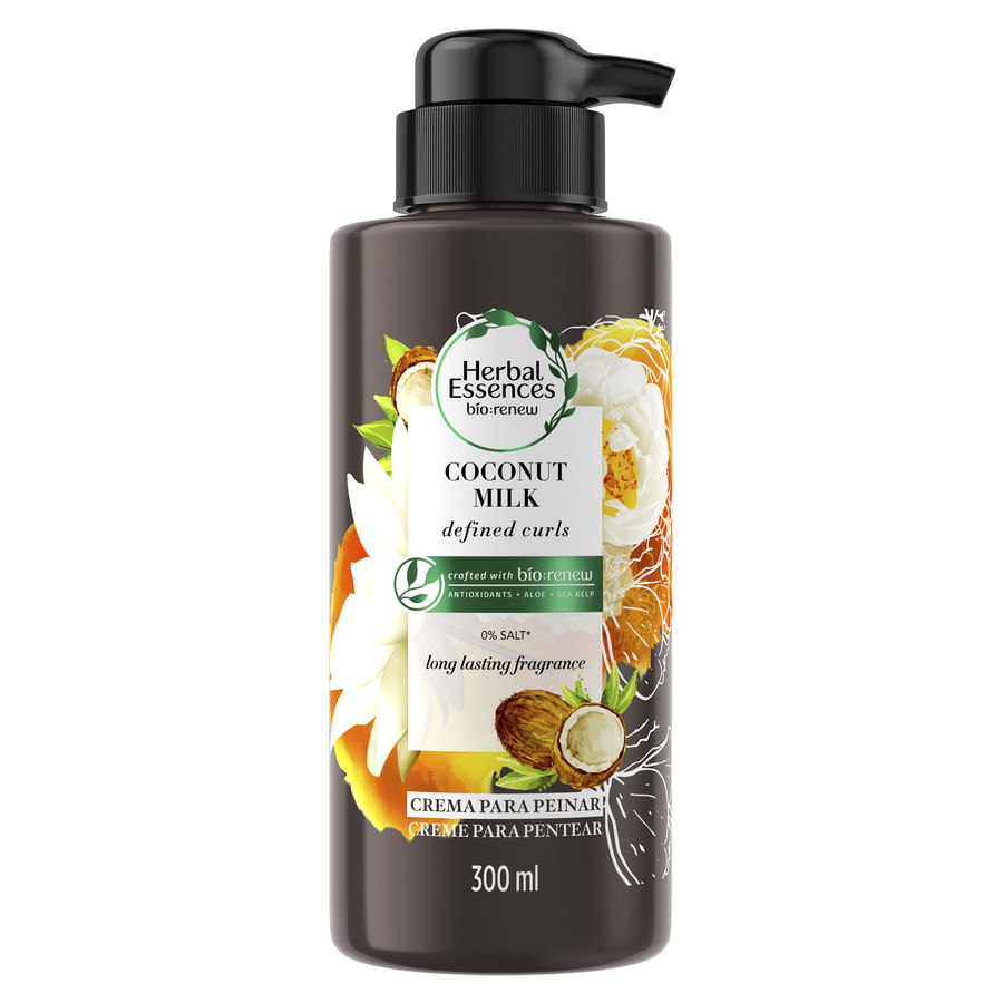 Crema para peinar herbal essences coco nut 300ml