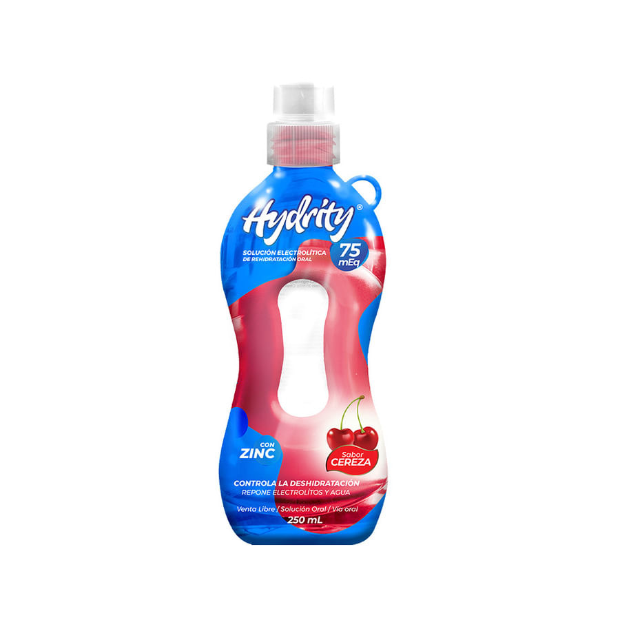 Suero oral hydrity cereza 75meq suspensión 250ml