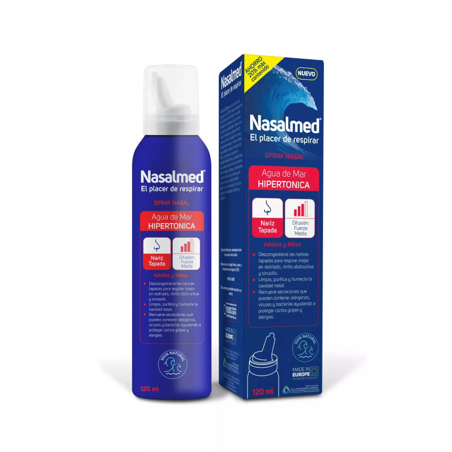 Solución nasal nasalmed hipertónica 120ml