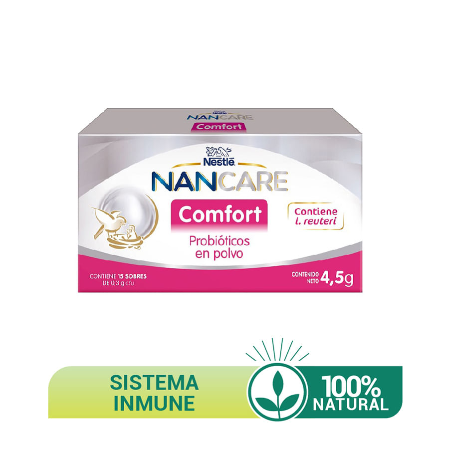 Nancare comfort probióticos en polvo x 15