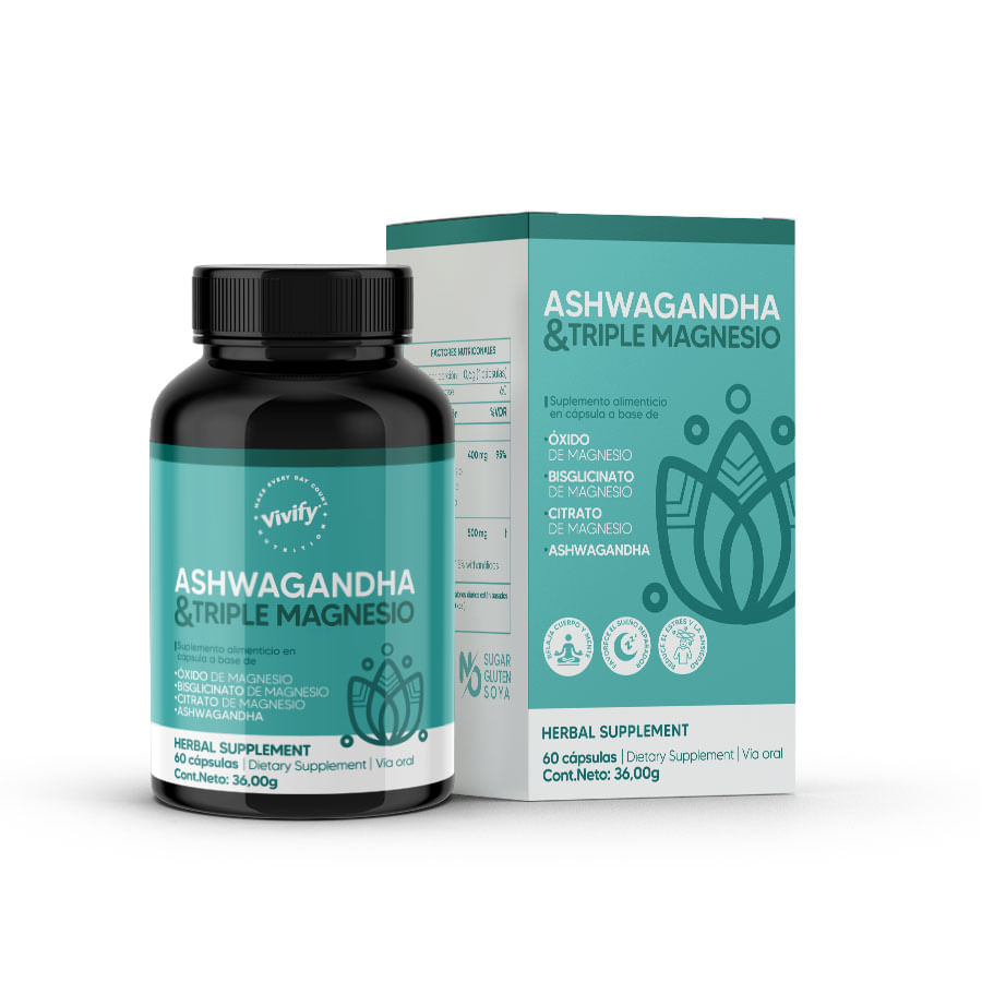 ASHWAGANDHA Y TRIP MAGNESIO CAPx36G 48397-ALN-0925