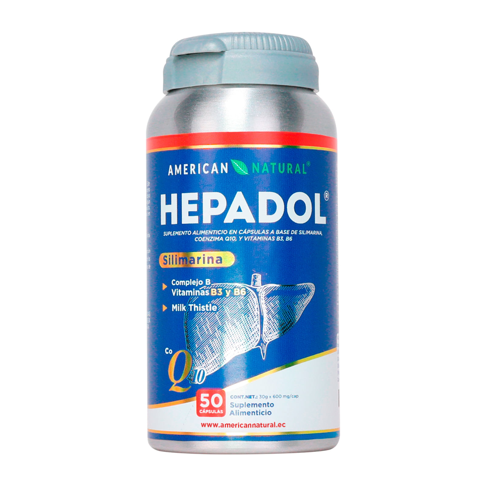 Hepadol american natur cap x 30 gr x50