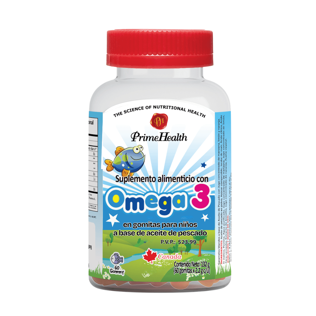 Prime Health Omega 3 Niños Gomitax60