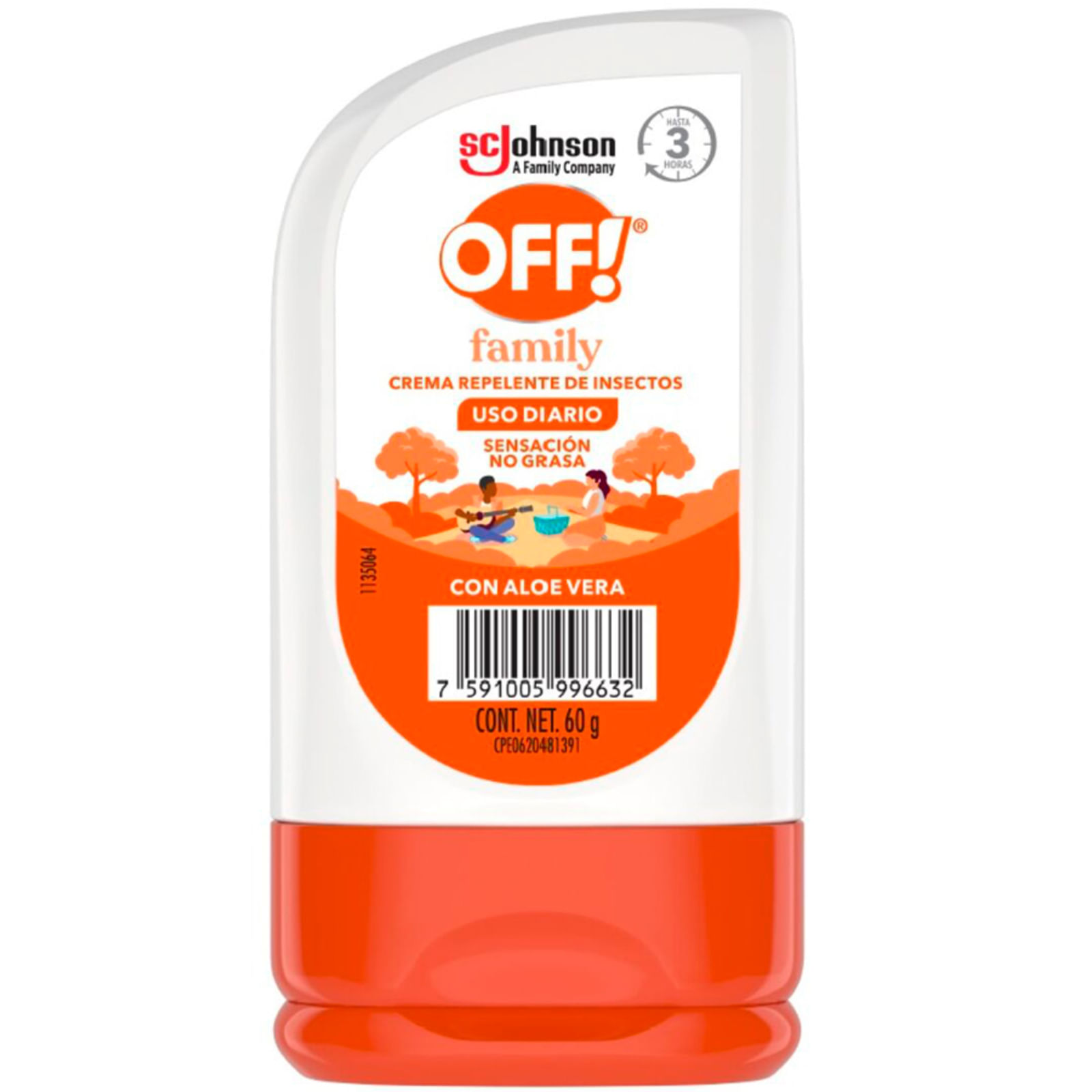 OFF! Family Repelente de Insectos en Crema 60 mL